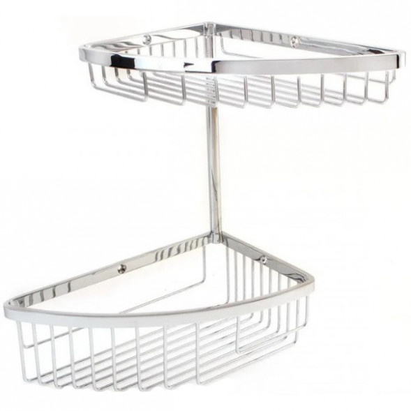 Полочка корзинка COLOMBO DESIGN ANGOLARI B9609 угловая двойная