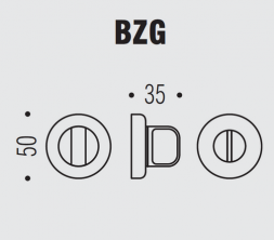 Фиксатор сантехнический Colombo Design Rosetta CD69 BZGG бронза