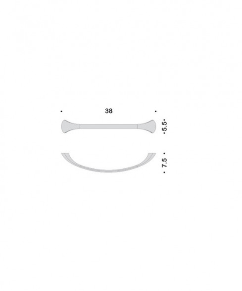 Полотенцедержатель COLOMBO DESIGN LINK B2409 широкий