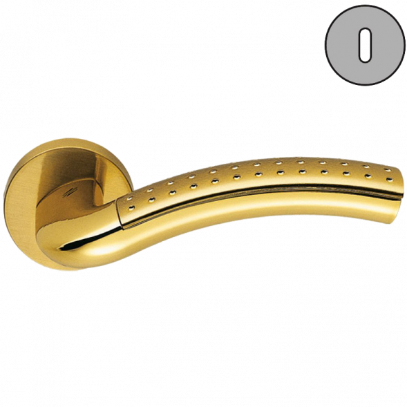 Дверная ручка Colombo MILLA LC41R золото/золото матовое