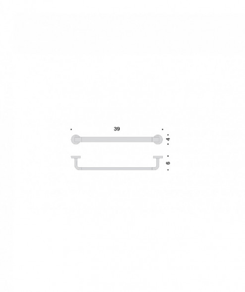 Полотенцедержатель COLOMBO DESIGN NORDIC B5209 широкий