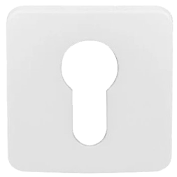 Накладка под цилиндр Colombo Rosetta PT13 белый матовый