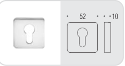 Накладка под цилиндр Colombo Rosetta PT13 винтаж