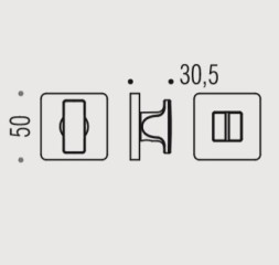 Фиксатор сантехнический Colombo Rosetta BT19 BZGG хром