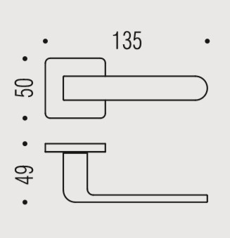 Дверная ручка Colombo FEDRA AC11RSB золото