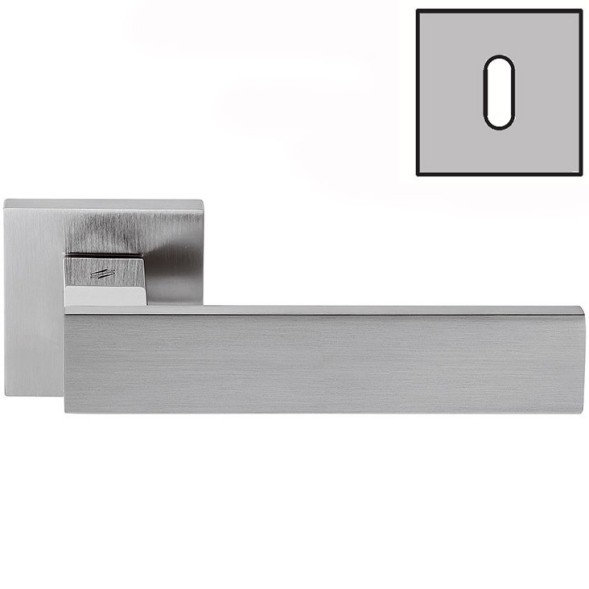 Дверная ручка Colombo ALBA LC91 R хром матовый/хром