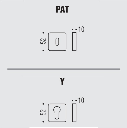 Накладка под цилиндр Colombo Design Rosetta OneQ CC23 белый 2 шт