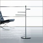 Стойка COLOMBO DESIGN PLANETS B9814 напольная с полотенцедержателем с мыльницей