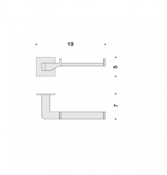 Держатель туалетной бумаги COLOMBO DESIGN FOREVER B2908 без крышки