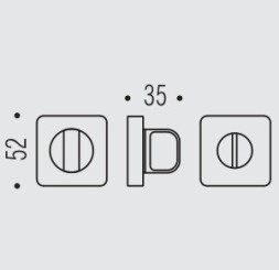 Фиксатор сантехнический Colombo Design Rosetta OneQ CC29 BZG титан