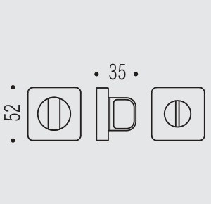 Фиксатор сантехнический Colombo Design Rosetta OneQ CC29 BZG титан