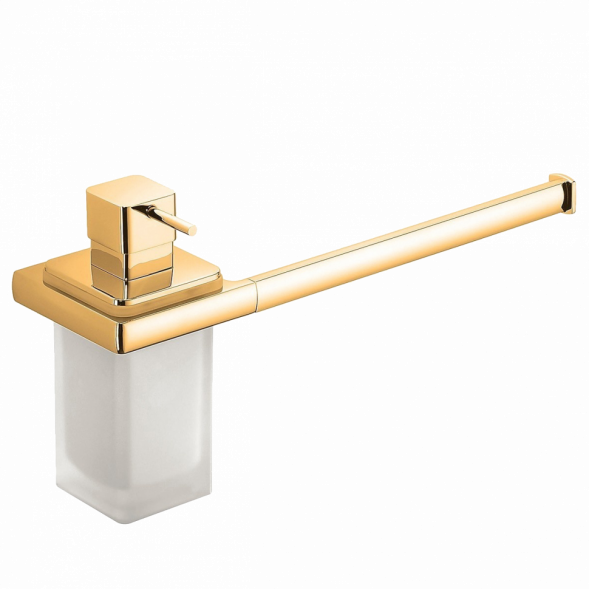 Полотенцедержатель с дозатором COLOMBO DESIGN LULU B6274.GOLD настенный