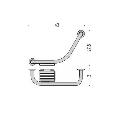 Поручень COLOMBO DESIGN CONTRACT B9722