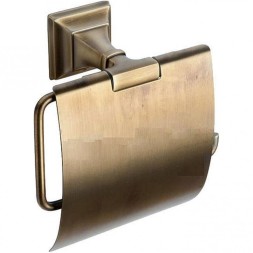 Держатель туалетной бумаги COLOMBO DESIGN PORTOFINO B3291.BR с крышкой