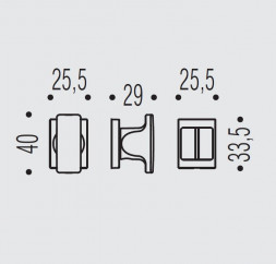 Фиксатор сантехнический Colombo Design Rosetta ZE29 BZG/0 золото матовое