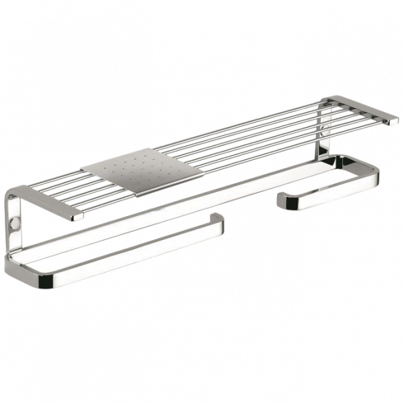 Полочка COLOMBO DESIGN TIME W4276.DX с бумагодержателем с полотенцедержателем с металлической полочкой