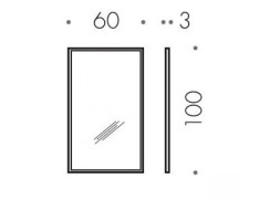 Зеркало COLOMBO DESIGN FASHION MIRRORS B2045 настенное в раме