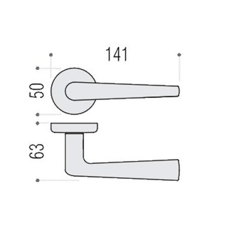 Дверная ручка Colombo ROBOTRE CD91RSB бронза