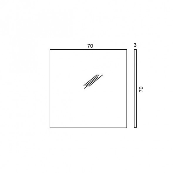 Зеркало COLOMBO DESIGN GALLERY B2010 настенное
