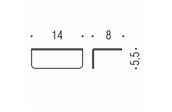 COLOMBO DESIGN OVER B7070 Полочка для ключей