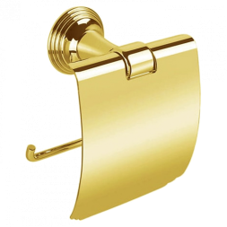 Держатель туалетной бумаги COLOMBO DESIGN HERMITAGE B3391.HPS золото с крышкой