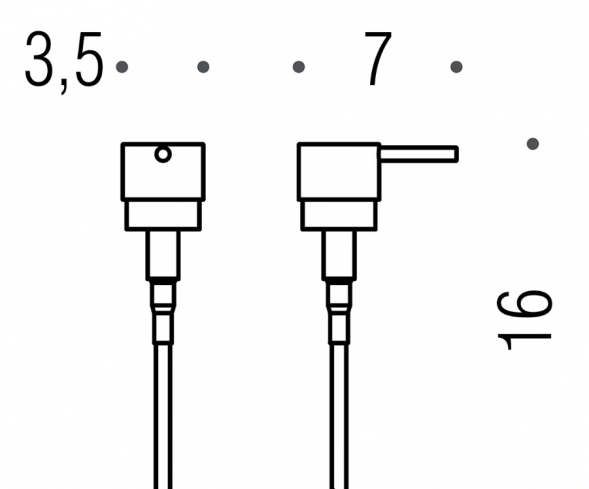 Запасная помпа дозатора Colombo Look запасная хром B9358