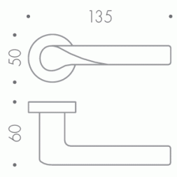 Дверная ручка Colombo LIBRA SK21RSB золото
