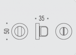 Фиксатор сантехнический Colombo Rosetta CD69 BZGG золото