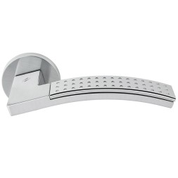 Дверная ручка Colombo TRAMA LC81RSB хром матовый/хром