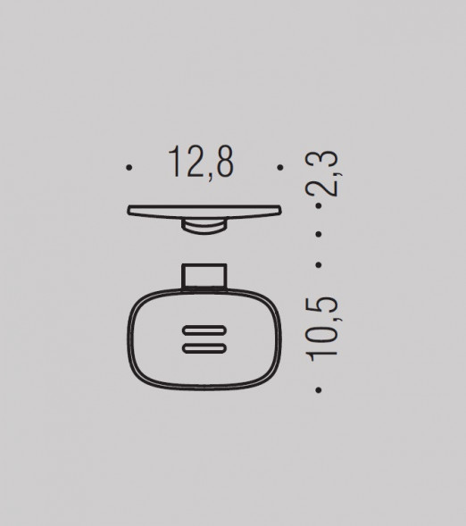 Мыльница COLOMBO DESIGN TRENTA B3001 настенная