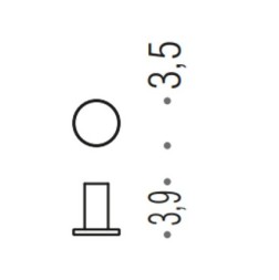 Крючок COLOMBO DESIGN MINI CD107 одинарный цвет хром